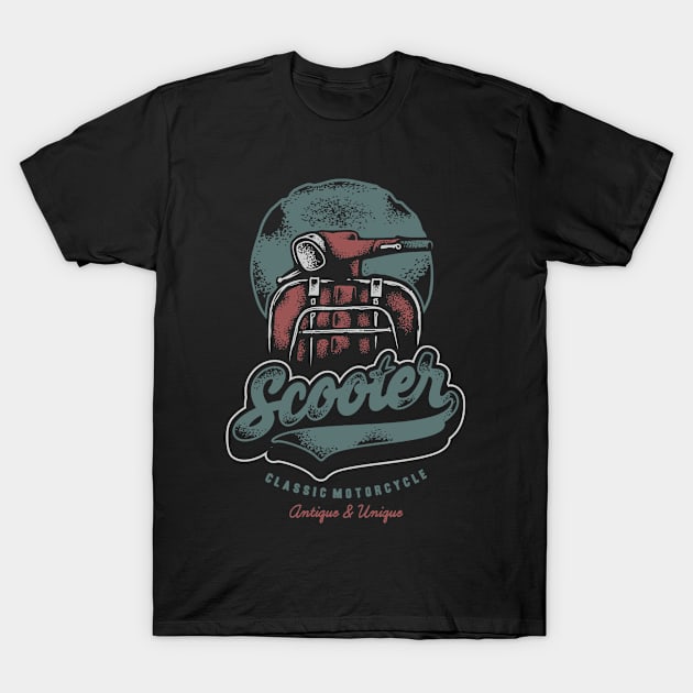 Vespa scooter T-Shirt by Madiaz